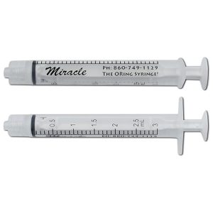 3 ml Miracle Oring Syringe Leur lock Pkg/10