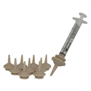 ORIGINAL SIZE Miracle Nipples 10/package with one 3 ml oring syringe